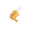 A loção plástica amarela bombeia 4.0g para a garrafa do creme da mão da lavagem do corpo