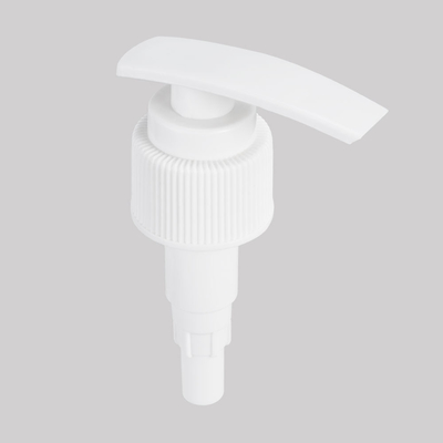 Bomba dispensadora de gel de limpeza de cor amarela com gola transparente tamanho 33/410