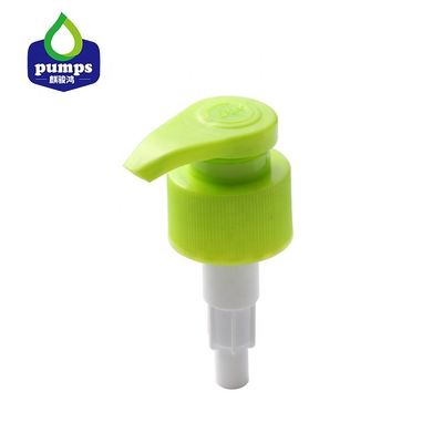 a loção plástica do verde de 2.0g 2.3g bombeia o logotipo feito sob encomenda do fechamento liso