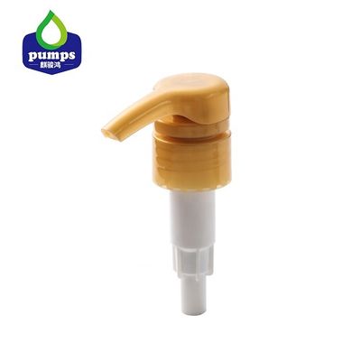Bomba cosmética plástica 28-410 da loção dos PP 24/410 de logotipo feito sob encomenda do fechamento com nervuras
