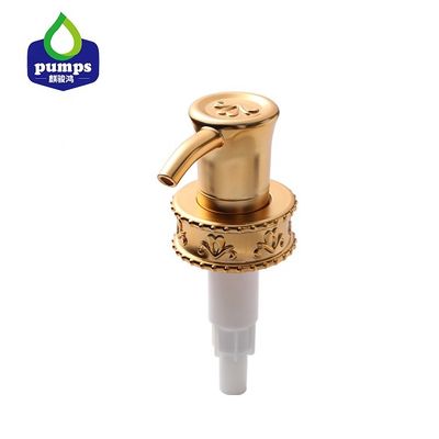 ODM Rose Gold Soap Pump de alumínio UV, 33/410 de bomba de transferência da loção