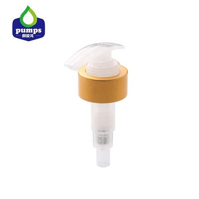 33/410 de metal de alumínio Matte Shower Soap Shampoo Pump da bomba da loção do ouro