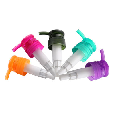 Bomba plástica branca do distribuidor do sabão da garrafa da loção do parafuso de 38mm