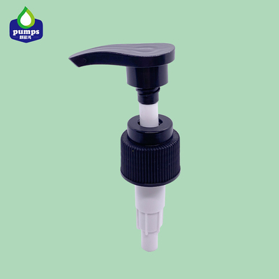 revestimento UV Matt Gold Collar Lotion Pump de alumínio do distribuidor líquido plástico do sabão da bomba 28 410
